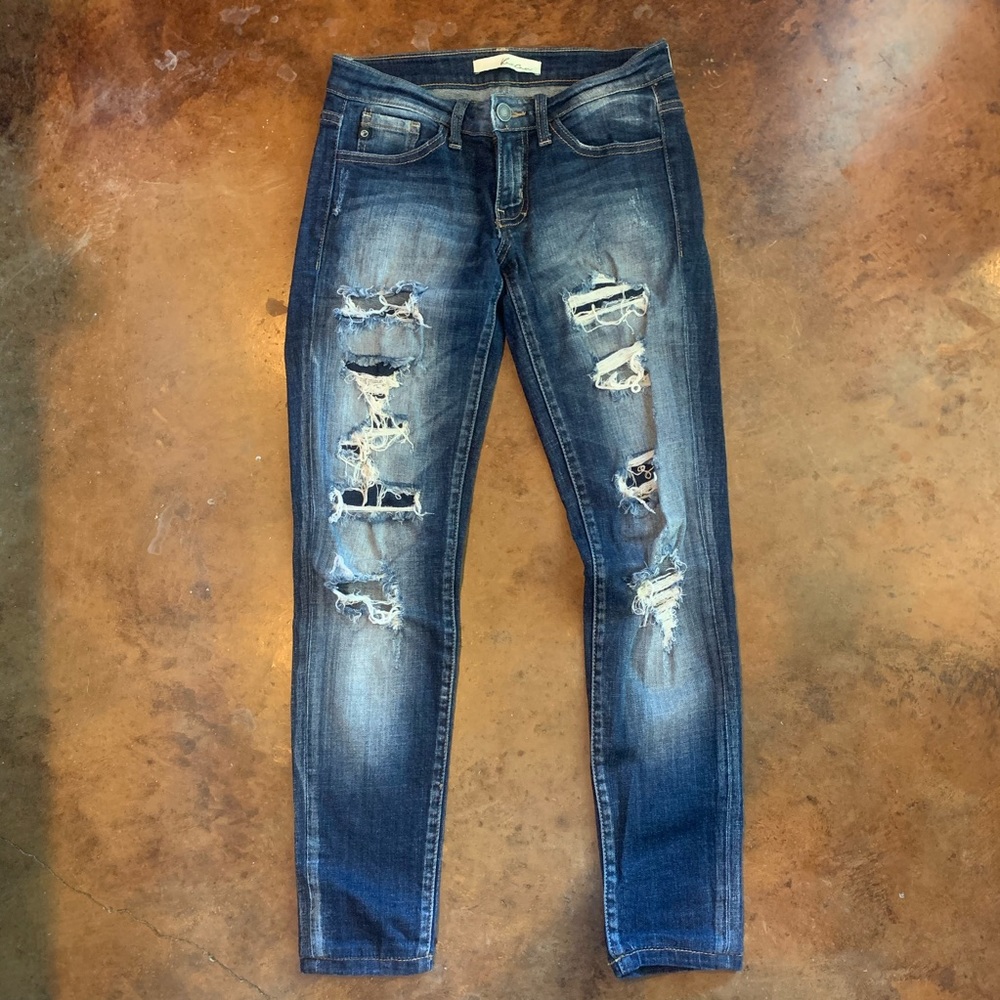 KanCan Destructed Skinny Jeans